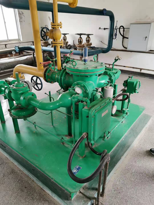 High pressure proportional air mixing skid